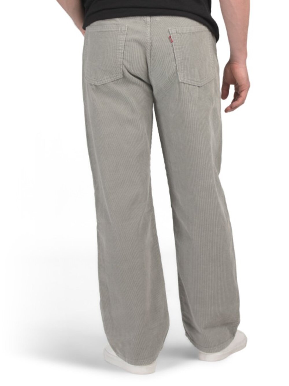 Levi's 565 Loose Straight Fit Men's Size 36x32 Corduroy Jean Pants Gray NEW